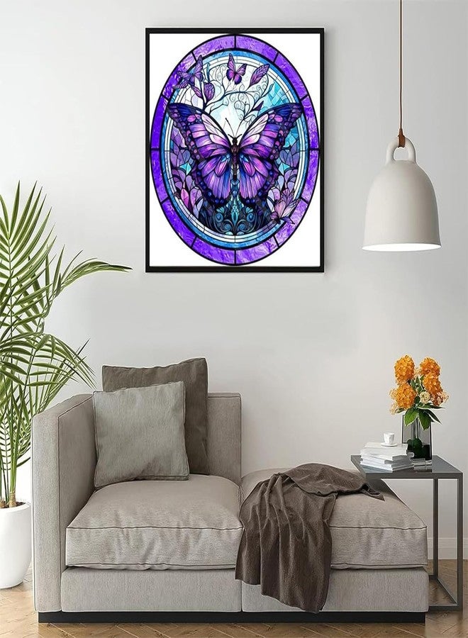 TREXEE DIY 5D Diamond Painting Kit for Adults & Kids Butterfly Diamond Painting Kits, DIY Painting By Numbers , Diamond Paint By Numbers Kit Very Suitable for Home Leisure and Wall Decoration, Canvas PaintingGift for Kids and Adults - Image 3